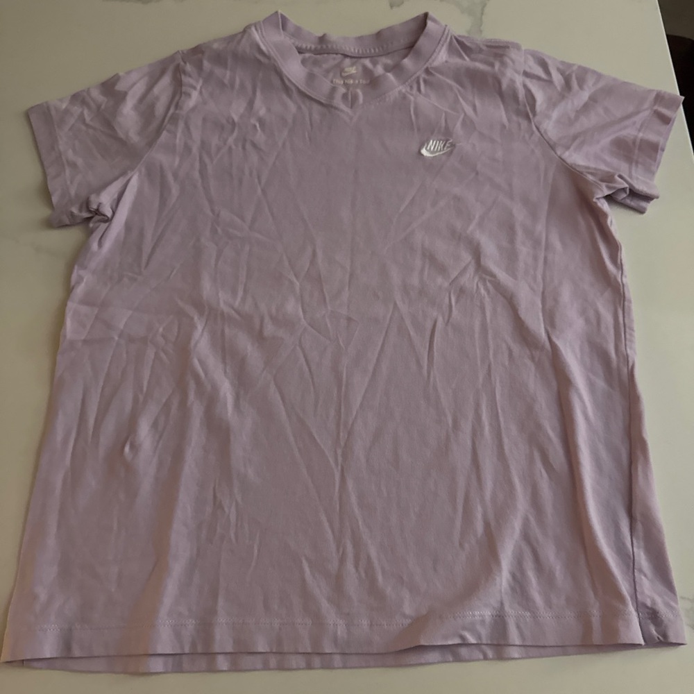 Nike Lilac Short Sleeve Kids Tee